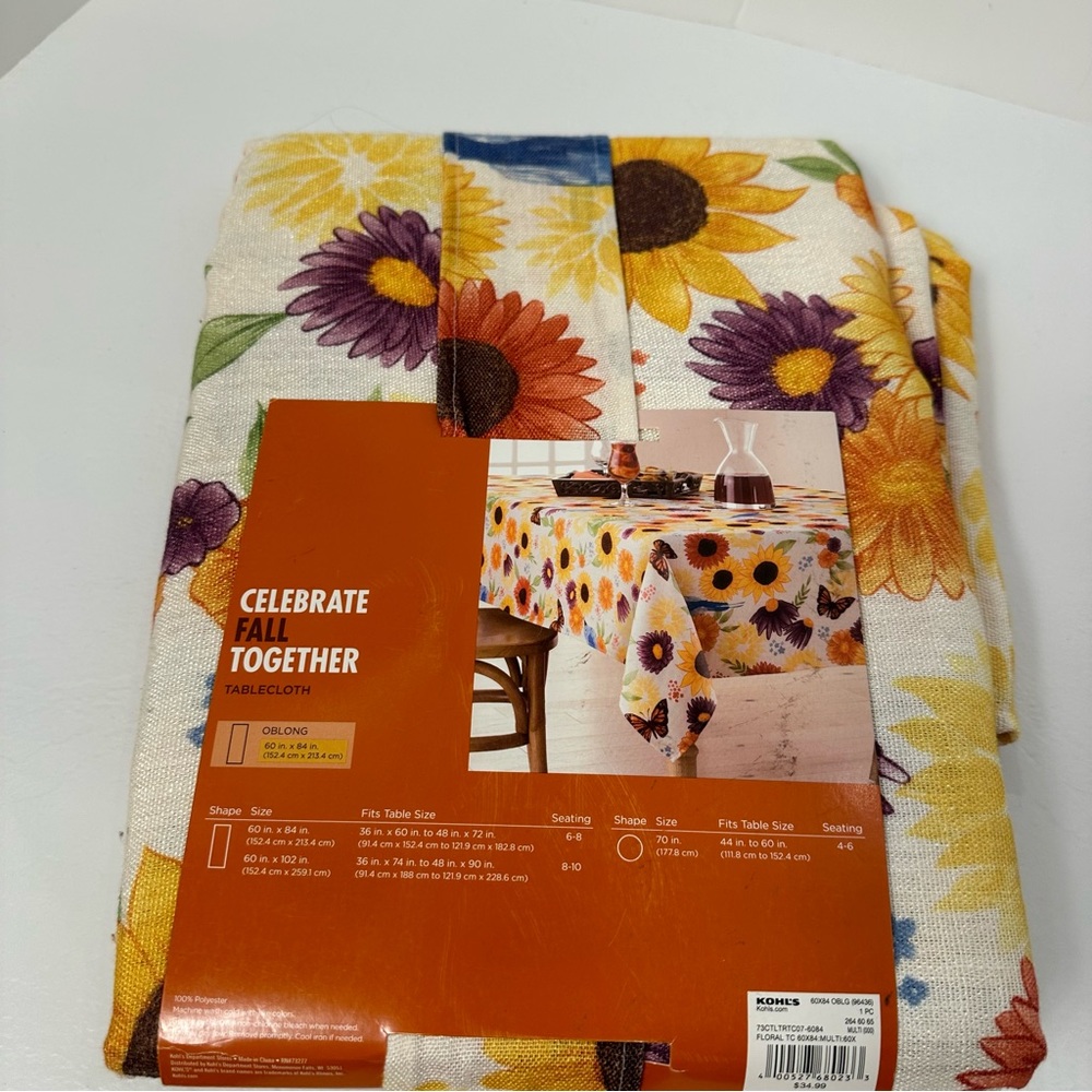 Sunflower Table Cloth - Picture 4 of 7